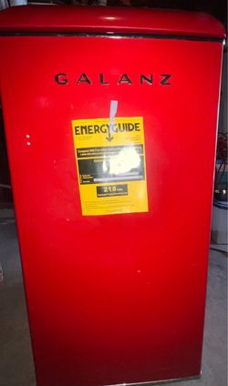 retro compact fridge