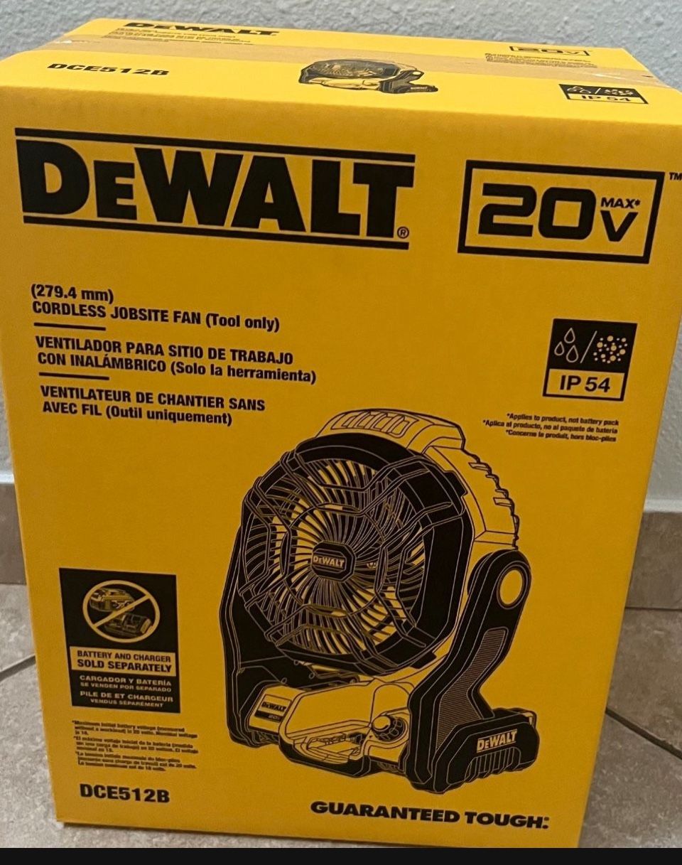 HOT SALE🔥🔥🥵DEWALT 20V MAX Jobsite Fan (Tool Only)