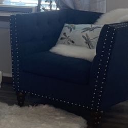 New Dark Blue Chair