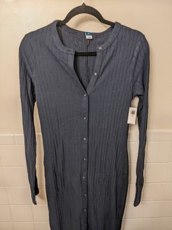 Old Navy size M Tall Navy Blue Corduroy Dress