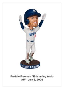 Freddie Freeman "18th Inning Walk-Off" SGA