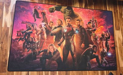 Marvel Avengers bedroom rug