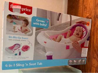 Fisher price 4- in-1 Sling 'n Seat Tub Pink $25