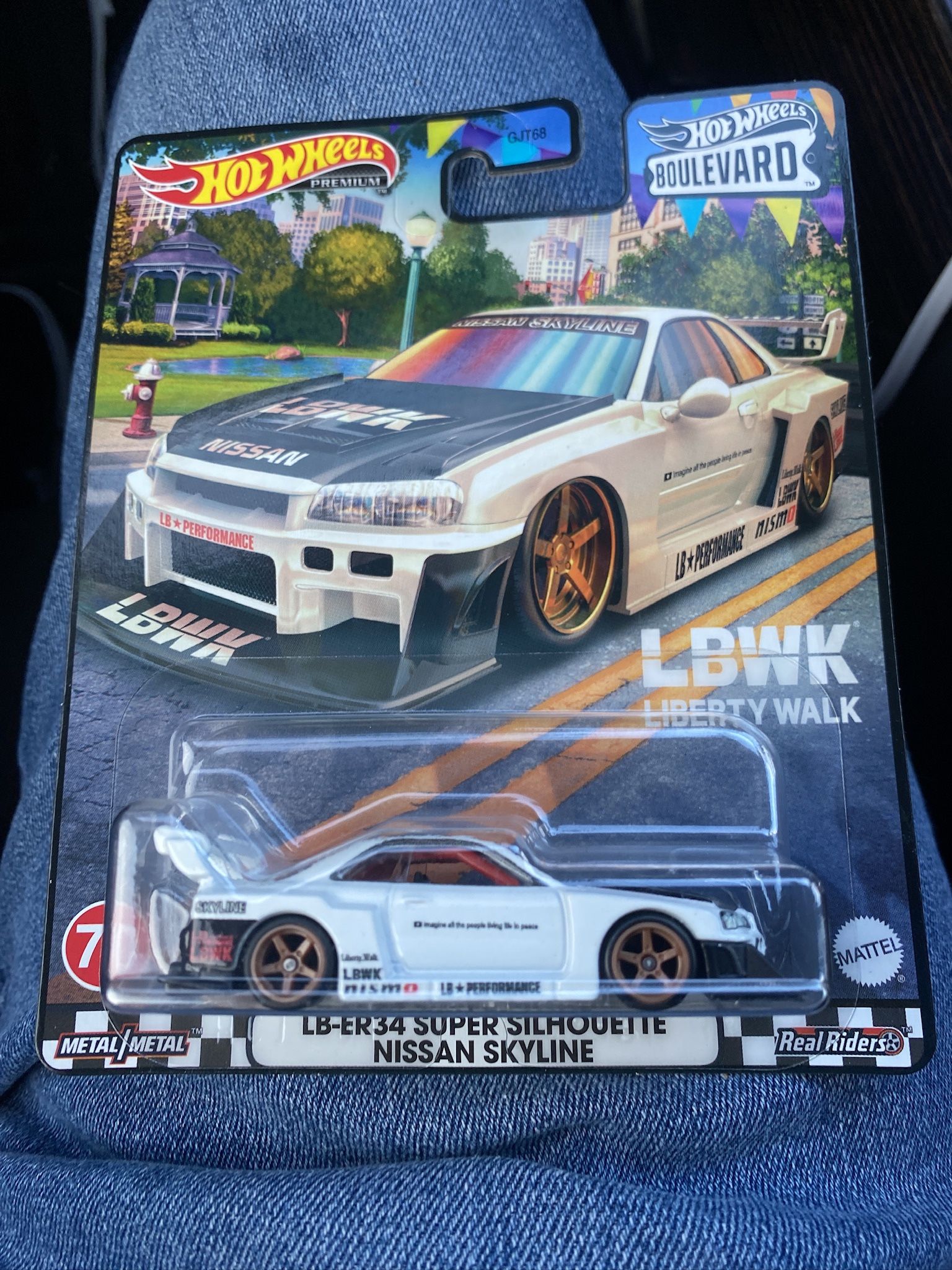 Hot Wheels Boulevard Premium 2023 R34 Skyline Liberty Walk!! LB