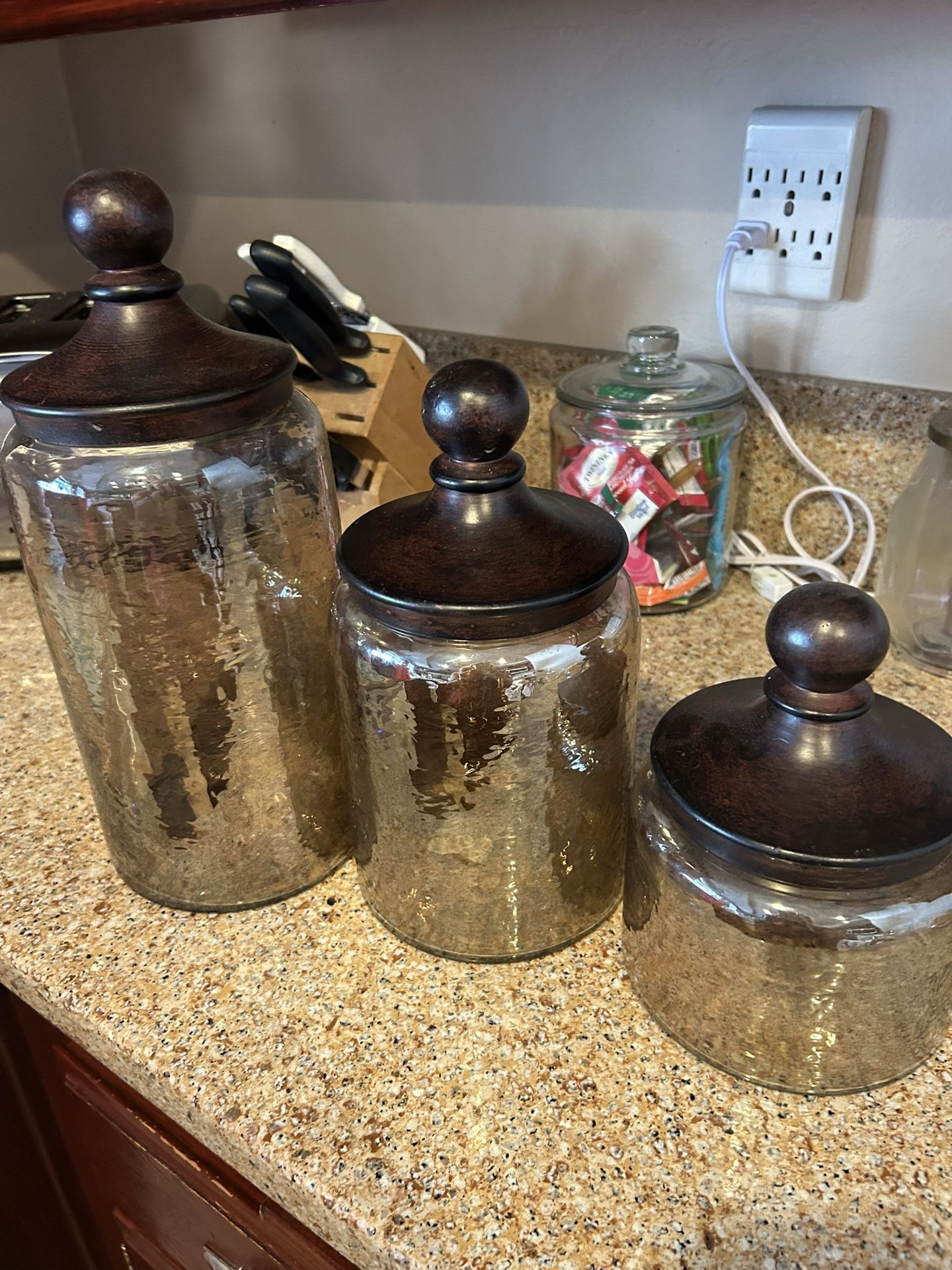 Pier 1 Imports Sundarra Glass Canisters