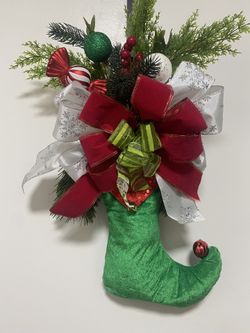 Christmas Stocking Door Decor