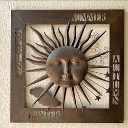 Sun & Seasons Large Bronze Metal Wall Decor