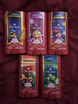 Old spice x super mario galaxy deodorant Mens