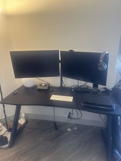 DUAL MONITOR SETUP WITH MONITOR STAND VIEWSONIC