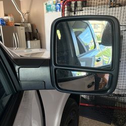 2025 Dodge Tow Mirrors, textured black.