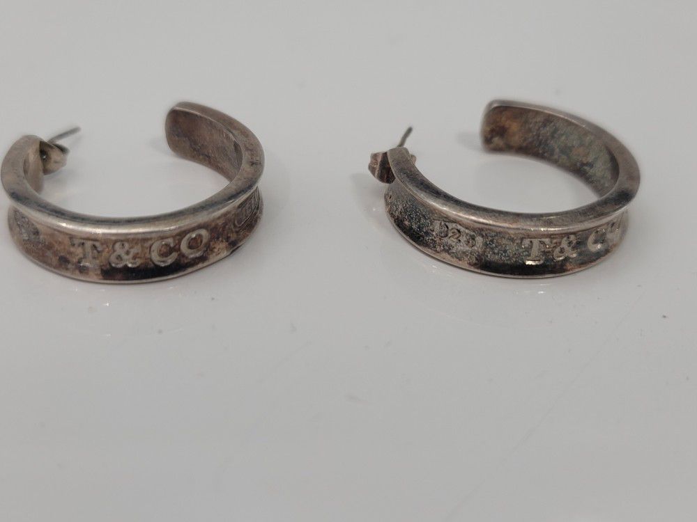 Authentic Tiffany And Company Hoop Earrings $100