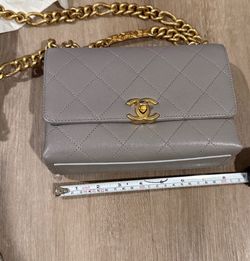 Chanel Quilted Flap Bag with Gold Chain