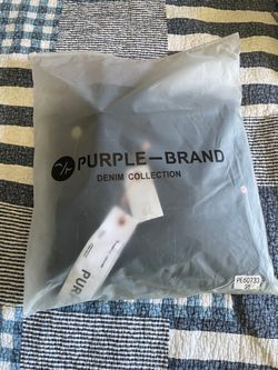 Purple jeans