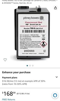 Pitney Bowed Ink Cartridge