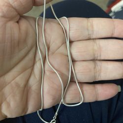 Real 925 Sterling Silver Chain Necklace 