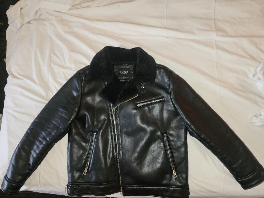 Vintage Guess Leather Jacket 