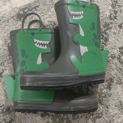 Kids Dinosaur Rain Boots
