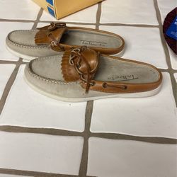 Talbots Suede And Leather Flats