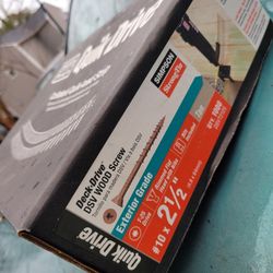 I Have A  Box DVS Wood Screws Brand New  $100.00