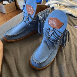 Blue Mocosson Type Shoe