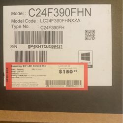 Curved Monitor 24” Samsung 