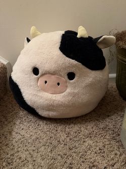 Squishmallow Large Cow Plush