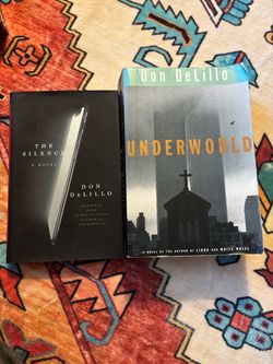 Don DeLillo – The Silence & Underworld Hardcovers