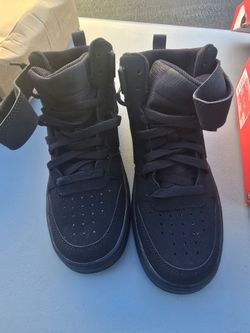 New Black suade high tops