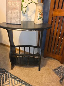 Wooden side table