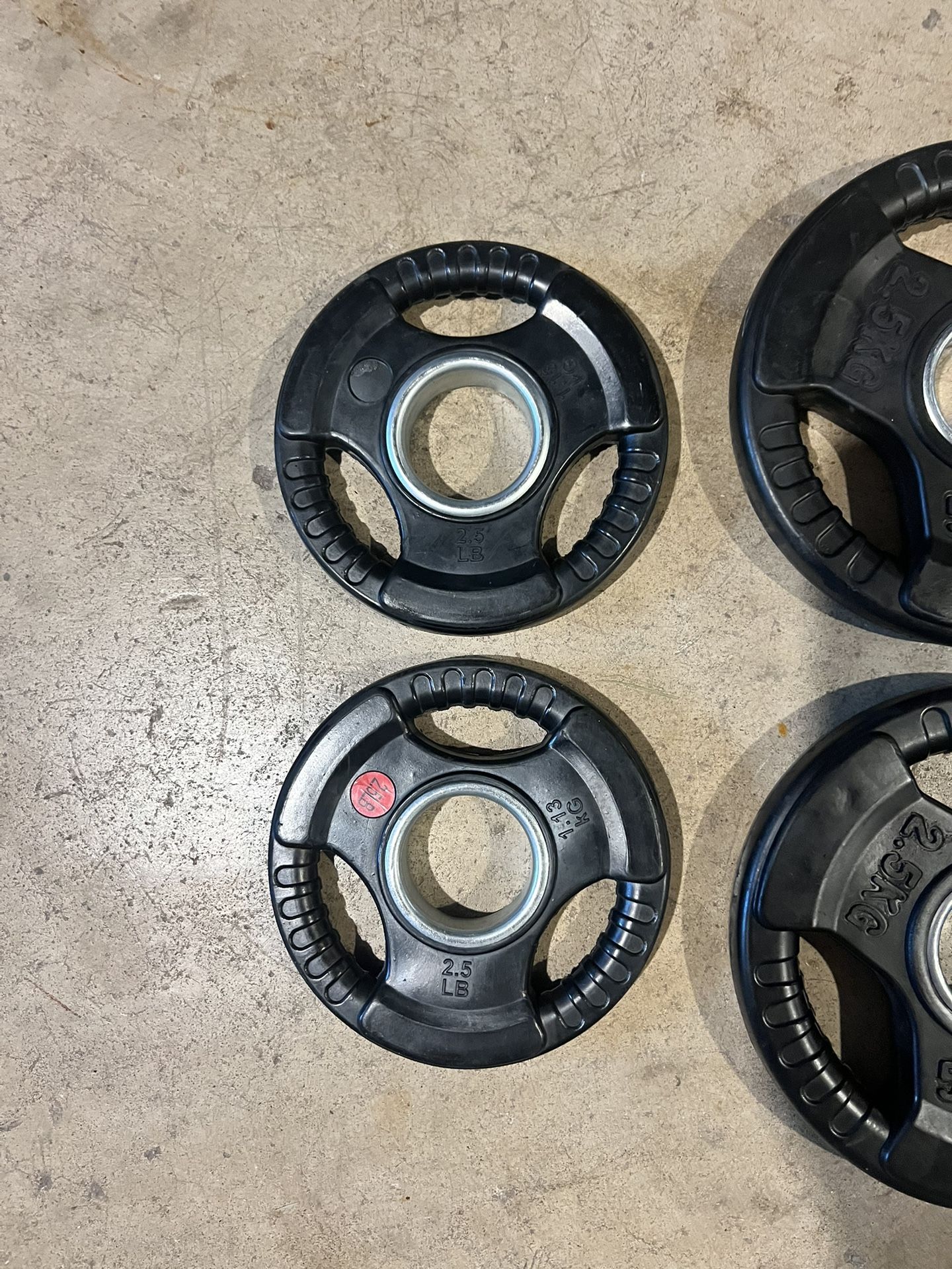 38lbs Rubber Coated Olympic Weight Plates