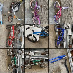 Bicycle Parts and bike bmx etc kids $1 and up