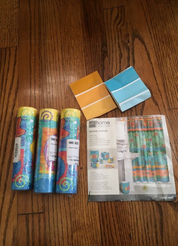 Set of 3 new Coral Reef wallpaper Borders