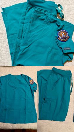 Teal Nursing School Scrubs
