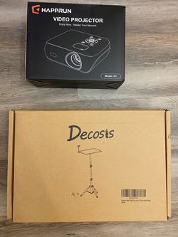 Video Projector with Stand - New - Never Used