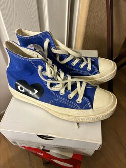 Blue cdgs high top