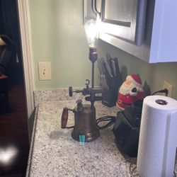 Vintage Blow, Torch Steam Punk Lamp