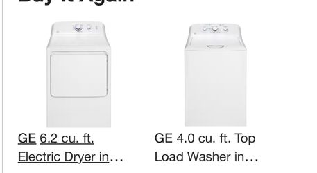 Washer & Dryer Set