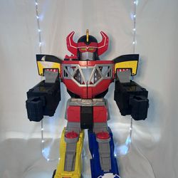 Imaginext Mighty Morphin Power Rangers Megazord 2015 Large 27" Lights Up!