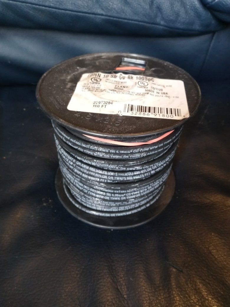 100ft 10awg Wire Full Roll