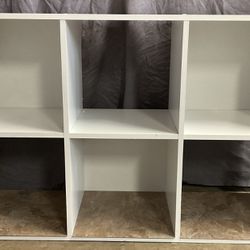 2 White Cabinet Shelves
