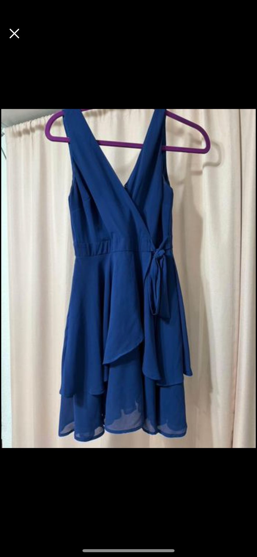 Windsor Navy Blue Flare Dress
