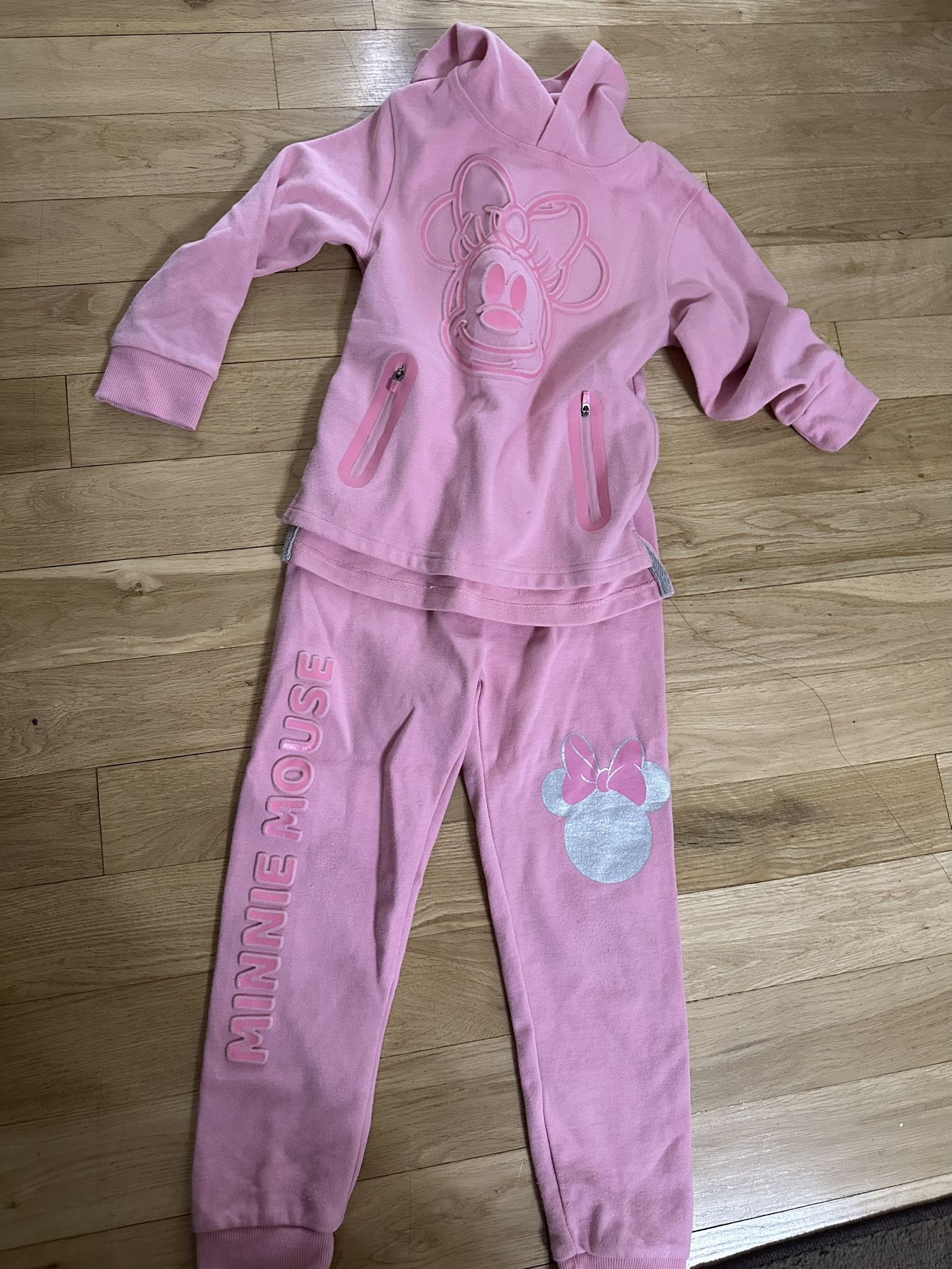 Minnie Mouse Set Little Girls Size 5/6