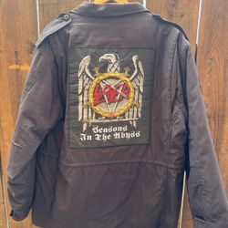 Supreme Slayer Eagle M-65 Jacket Collab Fall 2016 Size L