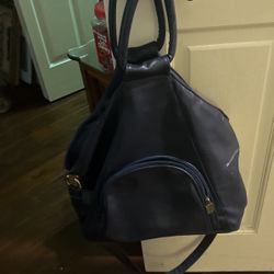 Black Leather Bag Made In Italy, Soft Leather