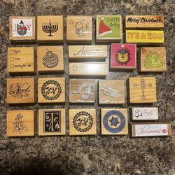 Wood Rubber Stamps