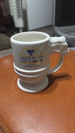 Vintage California Cup II horse racing cup
