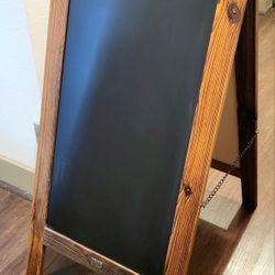 A Frame Double Sided Chalkboard Sign 