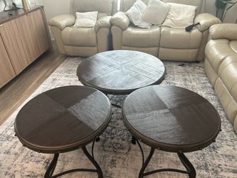 Coffee table with two sides