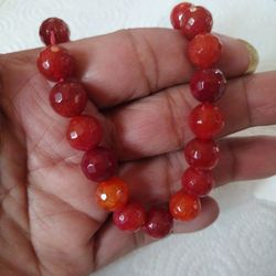 Jewelry Beads Refish Brown Round Medium Size Only One Set