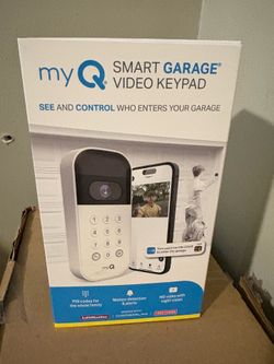 Video garage door keypad and cameras